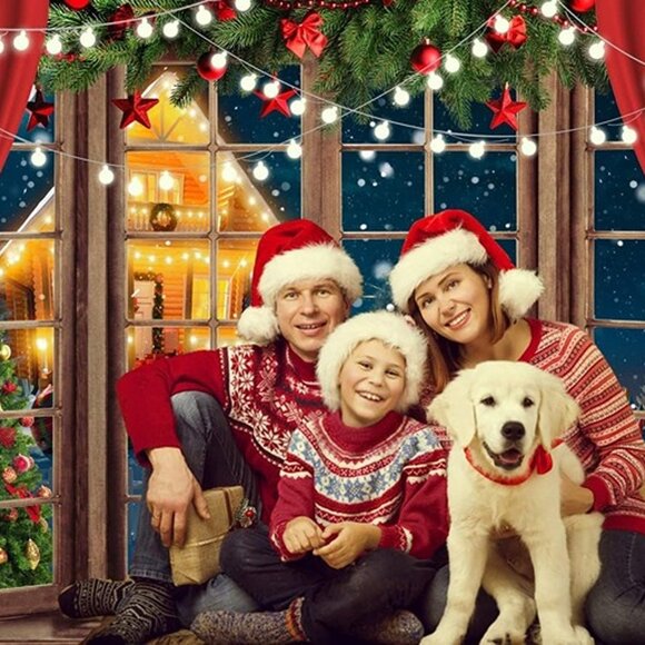 NEW 7X5FT Christmas Backdrops for Photography Christmas - Picture 6 of 9